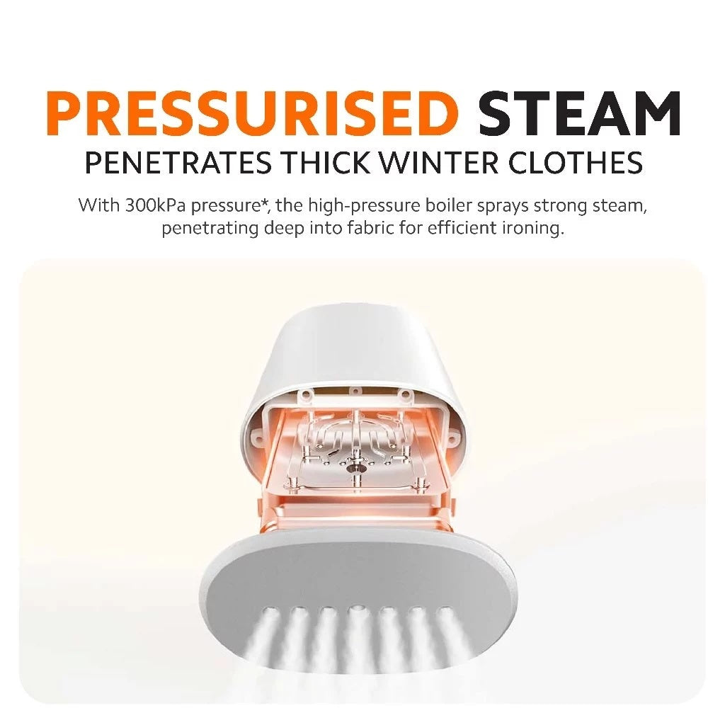 Xiaomi 2.3L Standing Garment Steamer | Foldable Ironing Board Clothes Rack | 130°C Fine Steam | 300kPA Pump Pressure