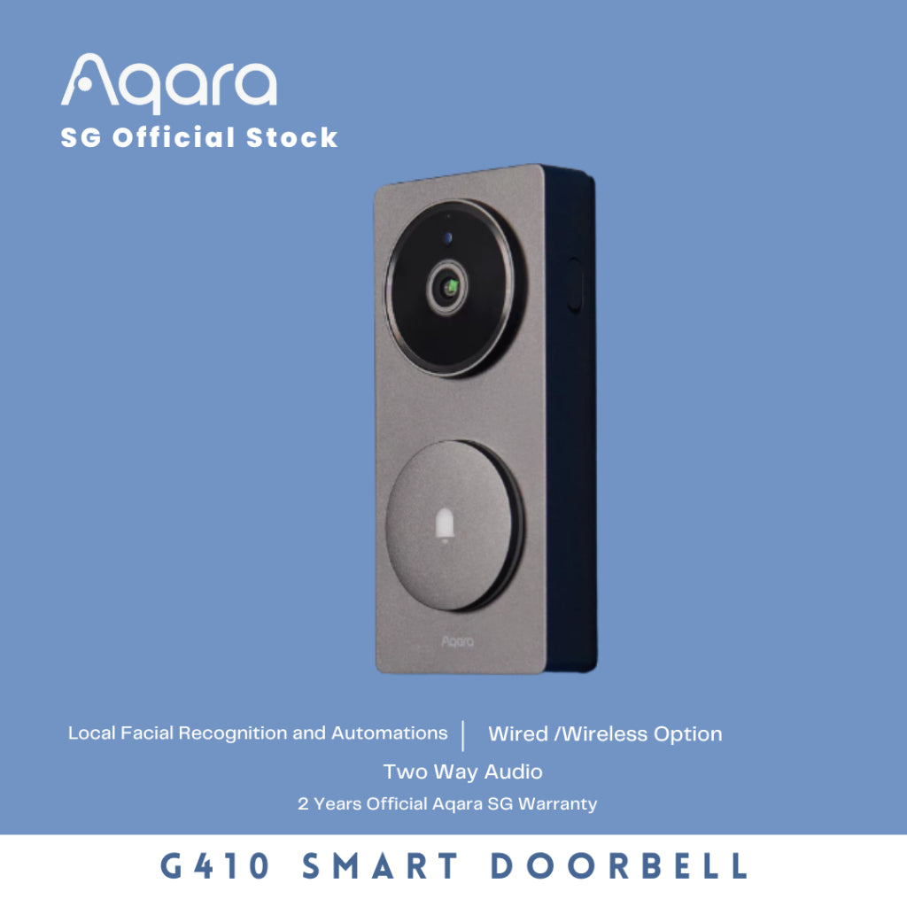 Aqara G410 Smart Video Doorbell + Hub Apple & Google Home Compatible