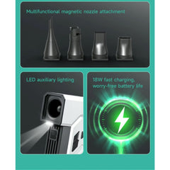 KICA Jet Fan Ultra | 48m/s Extreme Airflow | 110,000 RPM Motor | Adjustable Speed + Turbo Boost