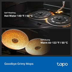 TP-Link Tapo RV50 Pro Omni | AI Detection Robot Vacuum & Mop | All-in-One Self-Cleaning Station