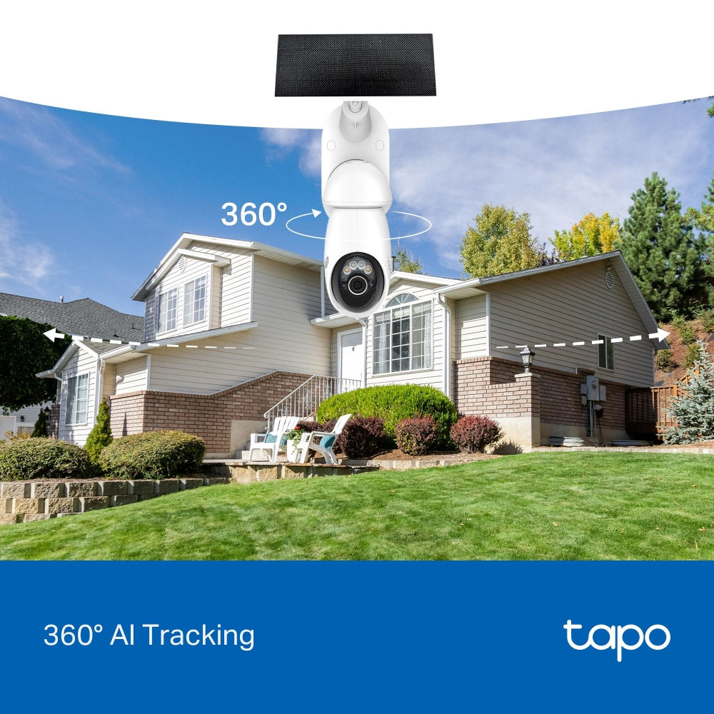TP-Link Tapo C660 KIT 4K 8MP Solar-Powered Pan/Tilt Security Camera CCTV