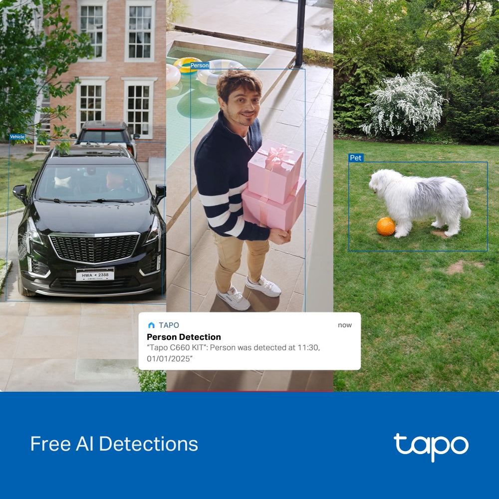 TP-Link Tapo C660 KIT 4K 8MP Solar-Powered Pan/Tilt Security Camera CCTV