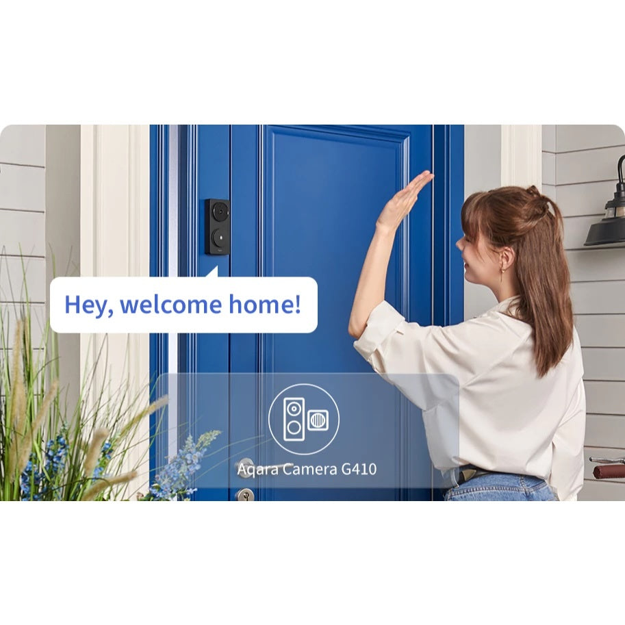 Aqara G410 Smart Video Doorbell + Hub Apple & Google Home Compatible