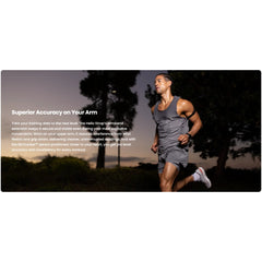 Amazfit Helio Armband | Bicep Wear (Device Not Included)