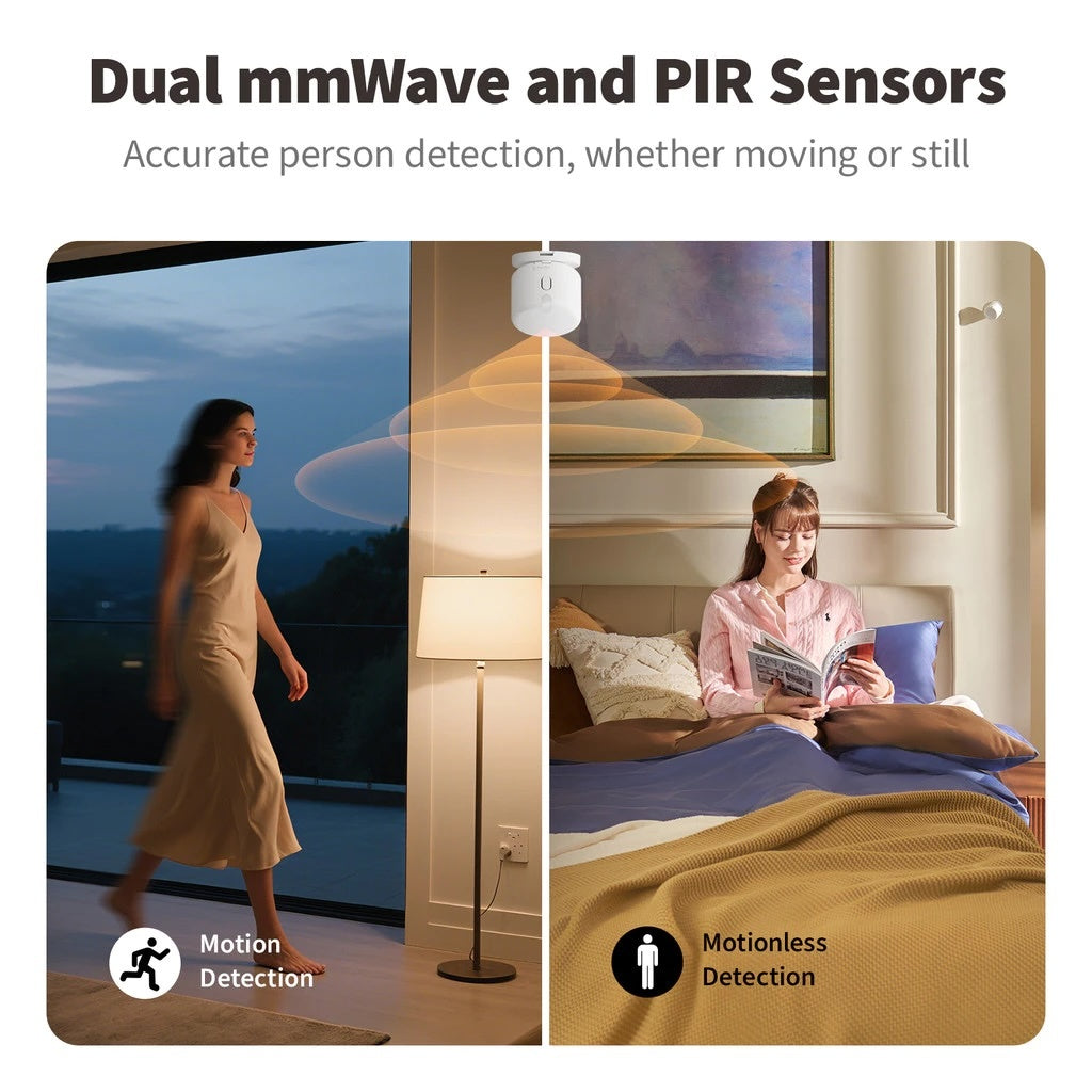 Aqara Presence Multi-Sensor FP300 (support Zigbee and Thread) Works with Apple Home & Alexa