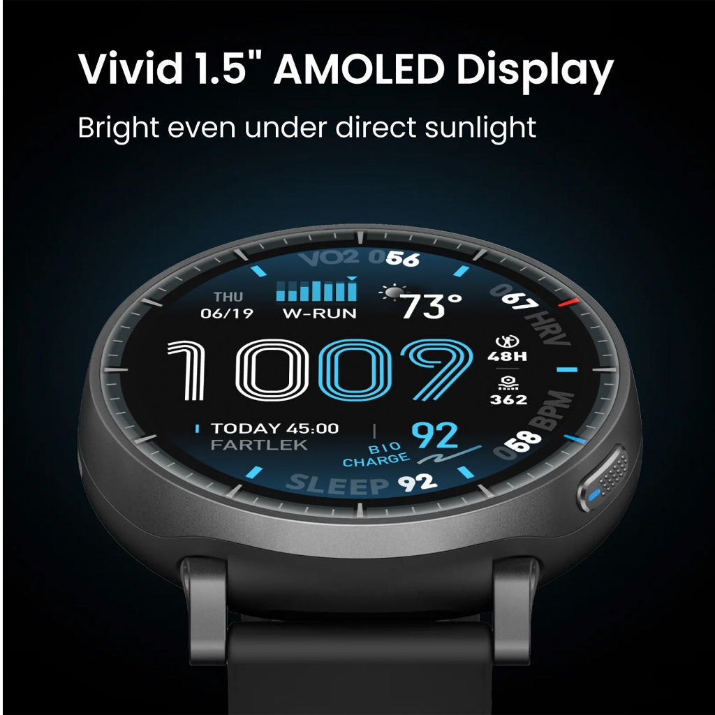 Amazfit Active Max Fitness Smartwatch | BioCharge™ | 4GB Storage