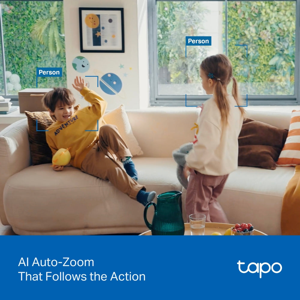 TP-Link Tapo C250 Pan/Tilt AI Home Security Wi-Fi Camera