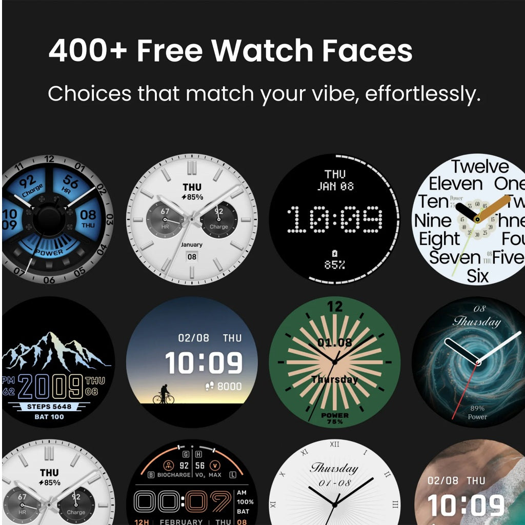 Amazfit Active Max Fitness Smartwatch | BioCharge™ | 4GB Storage