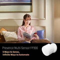 Aqara Presence Multi-Sensor FP300 (support Zigbee and Thread) Works with Apple Home & Alexa