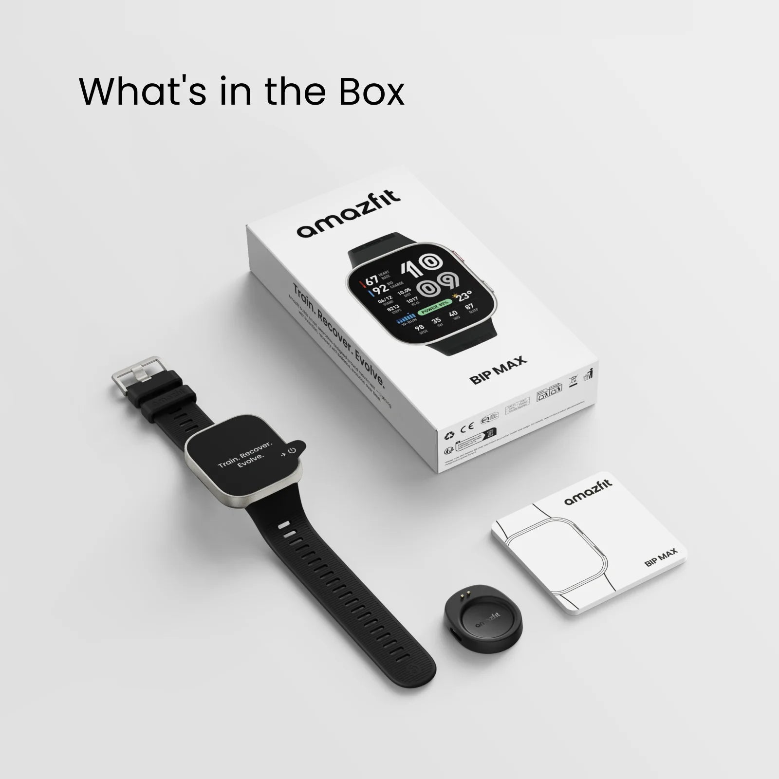 [2026 Model] Amazfit Bip Max Fitness Smartwatch