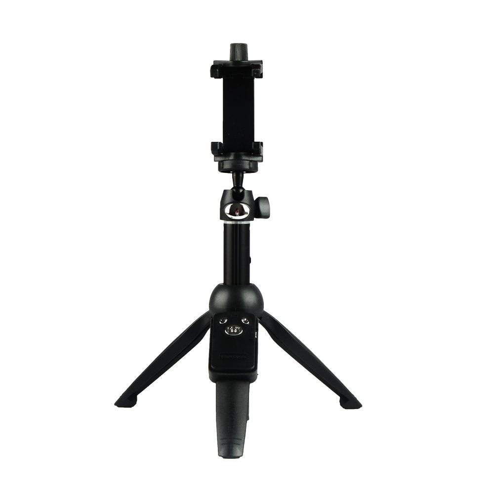 YUNTENG YT-9928 2-in-1 Mini Tripod Selfie Stick with Phone Holder Remote Controller