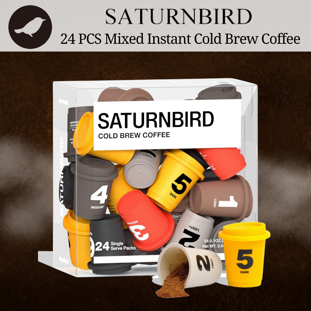 Saturnbird 6 PCS / 24 PCS Specialty Instant Cold Brew Coffee Mixture (Number Series)