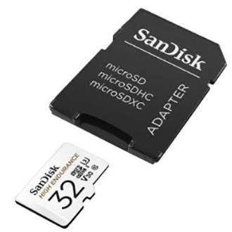 SanDisk High Endurance 32GB Micro SD (100mbs) with Adapter