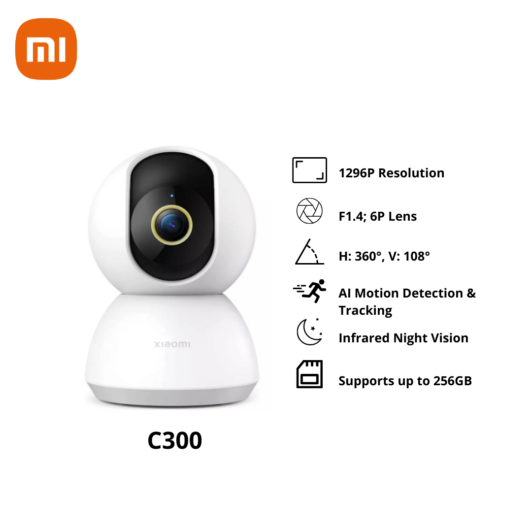 [Local SG] Xiaomi Smart Home C200/C300/C400/C500 Pro / C700 / C300 Dual / C500 DualIP Surveillance Camera 1440P Resolution CCTV Security WiFi Singapore Server