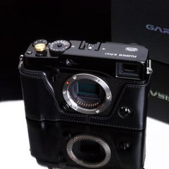 Leather Black Half Case for Fuji X-Pro1