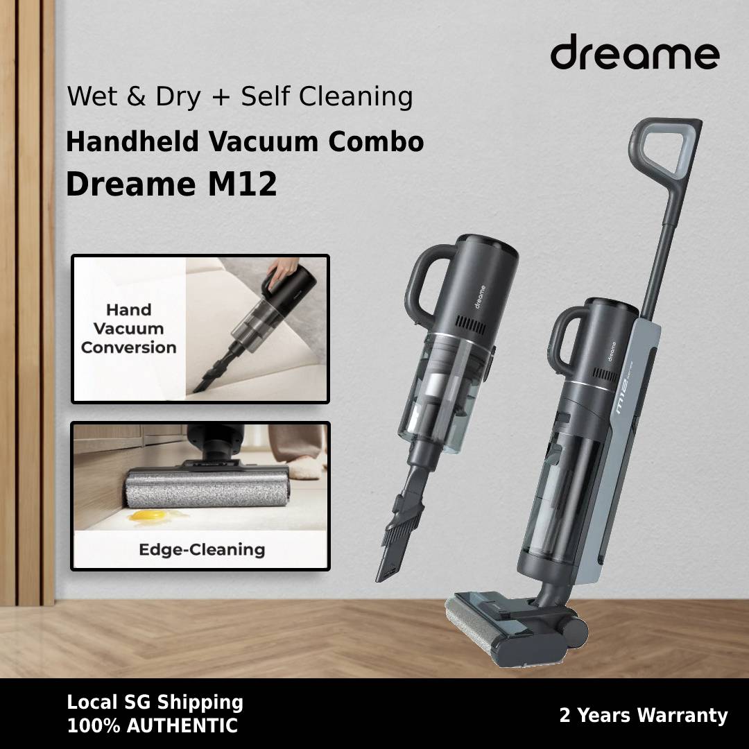 [Local SG Stock]Dreame M12 Wet and Dry Cordless Vacuum Cleaner