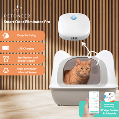 [Official Petoneer SG] Smart Odor Eliminator Pro Sterilization and Deodorization Pet Bluetooth App Smart Monitoring