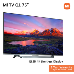 Xiaomi Mi TV Q1 75 Inch QLED 4K Limitless Display