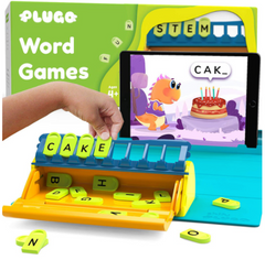 Plugo Letters by PlayShifu - Word Building with Phonics, Stories, Puzzles | 5-10 Years Educational STEM Kids Toy Interactive