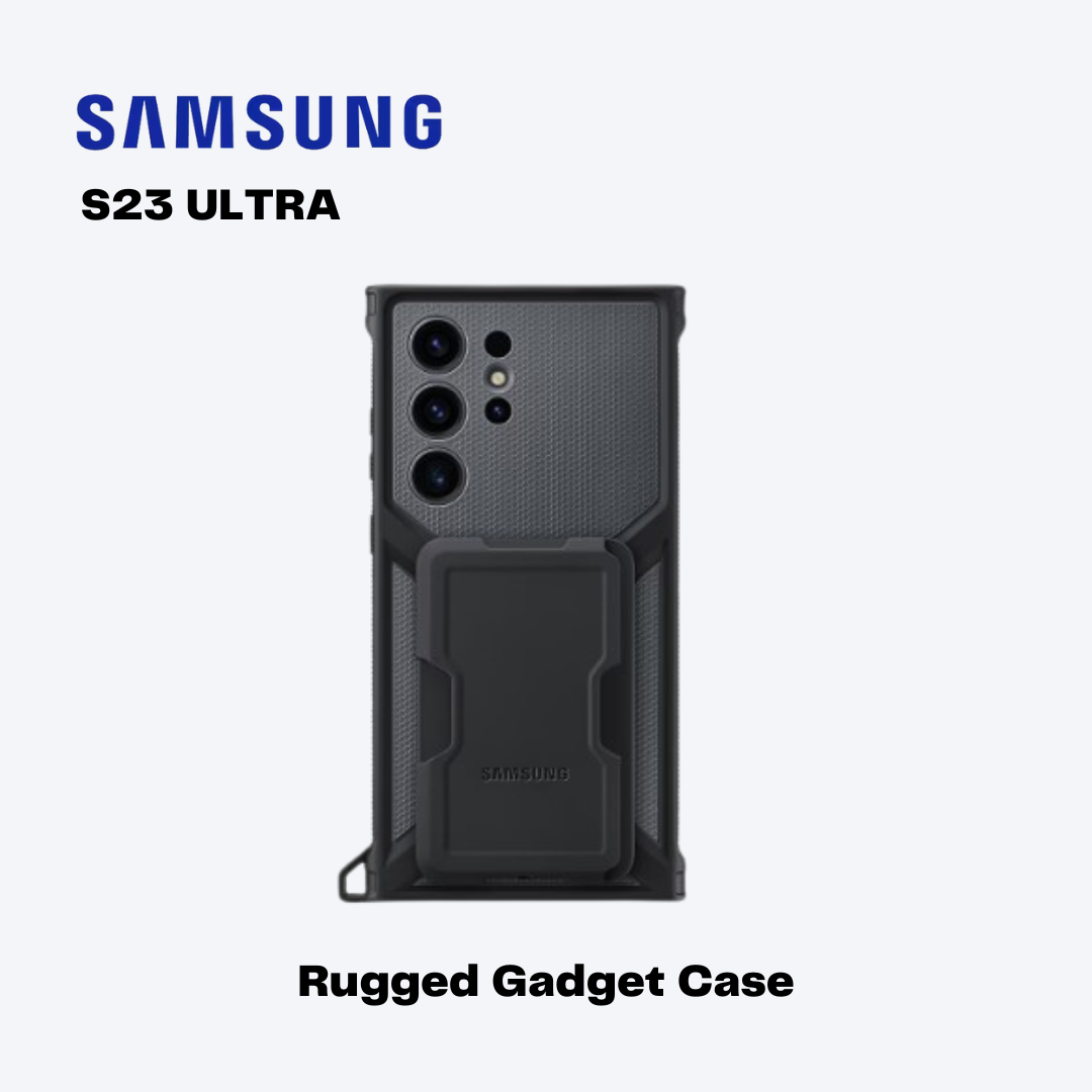 [Official Samsung SG] Galaxy S23 Ultra Rugged Gadget Case [Black]