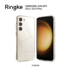 Ringke Fusion for Galaxy S23 Plus S23 [Fusion] Ringke Case Clear Hard PC Back TPU Bumper Protective Cover