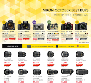 Nikon October Best Buys - NIKKOR Lenses