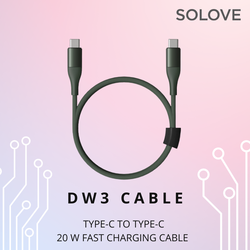 SOLOVE DW3 Fast Charging Type-C 2W Cable