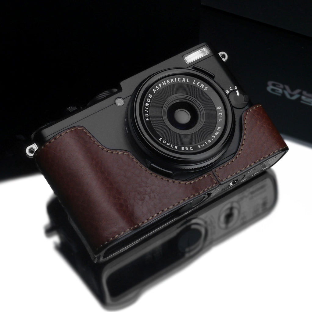 Leather Brown Half Case for X70