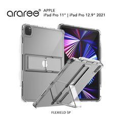 araree FLEXIELD SP Clear Transparent Cover Compatible with iPad Pro 12.9" & 11" with Convenient Sturdy Pencil Holder